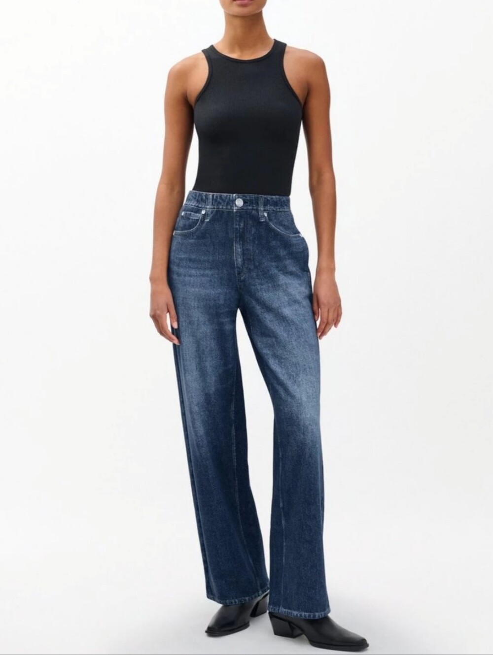 Rag & Bone Miramar Wide-Leg Pants Cotton Terry In Petra Women's XS NWT